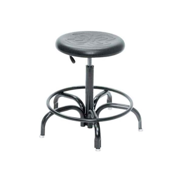Biofit BioFit Ergonomic Stool - Black Polyurethane Seat - Seat Height Range 24 - 31" CXS-H-HG - main
